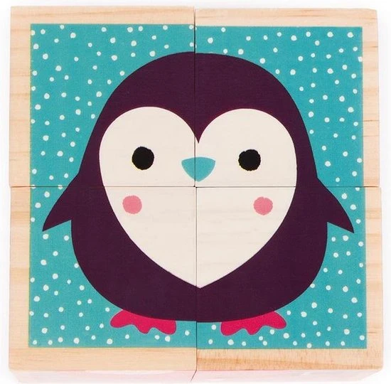 Janod Blokpuzzel Babydieren 11 Janod Blokpuzzel Babydieren - Afbeelding 9