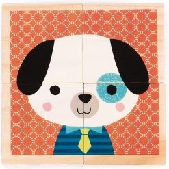 Janod Blokken - Bosdieren -Goedkope Blokken Winkel 550x542 9