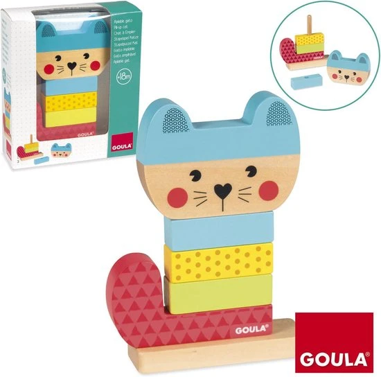 Goula Stapelpuzzel Kat 4 Goula Stapelpuzzel Kat - Afbeelding 2