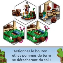 LEGO Minecraft 21187 De Rode Schuur -Goedkope Blokken Winkel 550x544 2