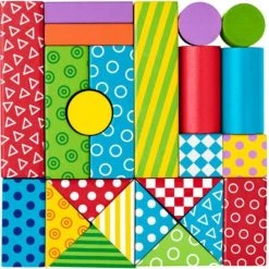 Woody Blokkenkar - Incl. 36 Blokken - Hout - 27x24x6cm 10 Woody Blokkenkar - Incl. 36 Blokken - Hout - 27x24x6cm -Goedkope Blokken Winkel 550x545 6