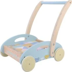 Woezel En Pip Houten Blokkenkar 27x35x36 Cm