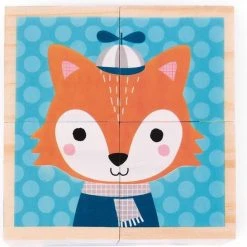 Janod Blokken - Bosdieren -Goedkope Blokken Winkel 550x546 12