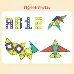 Joymaxx Magnetische Tegels – Bouwspeelgoed – Technisch STEM-Speelgoed 71 Stuks - Vanaf 3 Jaar -Goedkope Blokken Winkel 550x547 6