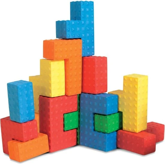 Edushape Sensorische Puzzel Blokken 7 Edushape Sensorische Puzzel Blokken - Afbeelding 5