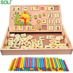 Soli Educatief Houten Reken Puzzel