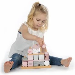 Label Label | Wooden Stacking Blocks | Stapelblokken Huisje | Pink Roze 17 Label Label | Wooden Stacking Blocks | Stapelblokken Huisje | Pink Roze -Goedkope Blokken Winkel 550x548 3