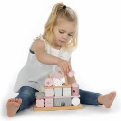Label Label | Wooden Stacking Blocks | Stapelblokken Huisje | Pink Roze 21 Label Label | Wooden Stacking Blocks | Stapelblokken Huisje | Pink Roze -Goedkope Blokken Winkel 550x548 4