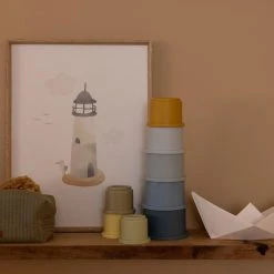 Little Dutch Stapelbekers 8-delig Blauw -Goedkope Blokken Winkel 550x550 107