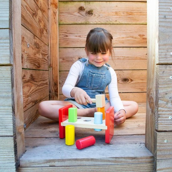 New Classic Toys Kleurrijke Houten Hamerbank 7 New Classic Toys Kleurrijke Houten Hamerbank - Afbeelding 5