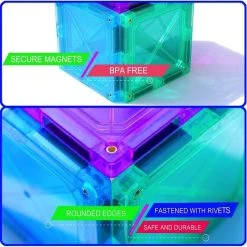 Fyse Magnetische Bouwstenen 101stuks, Magnetische Bouwblokken Magneet Speelgoed Magnetisch Speelgoed Tegels Tiles Magneten Blokken Bouwen Bouwset Cadeau Voor Kinderen Jongen Meisje 3 4 5 6 7 Jaar -Goedkope Blokken Winkel 550x550 152