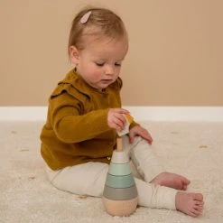 Little Dutch Houten Ringpiramide Gans 9 Little Dutch Houten Ringpiramide Gans -Goedkope Blokken Winkel 550x550 155