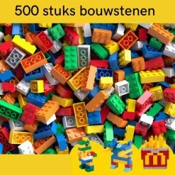 Prijshunters Bouwstenen 500 Stuks - 500 Losse Bouwsteen Stuks - 500 Bouwstenen Stukjes - Bouwstenen - Te Combineren Met Lego