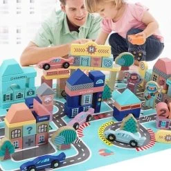 Luxe Houten Bouwstenen - XL Blokkendoos - Blokken & Vormen - Speelstad - Stapelblokken - Little Hippo -Goedkope Blokken Winkel 550x550 229