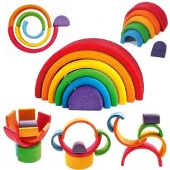 Grimm's Regenboog - Medium (6-delig) -Goedkope Blokken Winkel 550x550 255