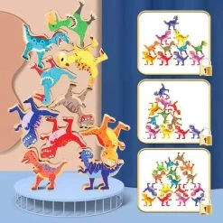 Melloniki Houten Dinosaurus Balans Spel -Goedkope Blokken Winkel 550x550 257