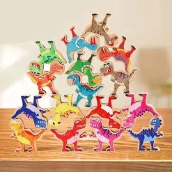 Melloniki Houten Dinosaurus Balans Spel -Goedkope Blokken Winkel 550x550 258