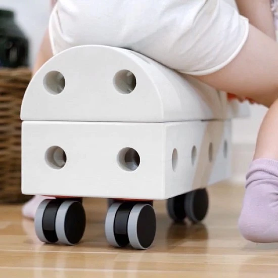 Modu Explorer Kit- Zachte Blokken-19 Onderdelen - Speelgoed 1 -2-3 Jaar -Mega Blocks Grijs -Blauw 8 Modu Explorer Kit- Zachte Blokken-19 Onderdelen - Speelgoed 1 -2-3 Jaar -Mega Blocks Grijs -Blauw - Afbeelding 6