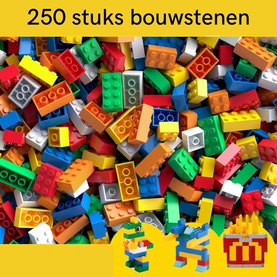 Prijshunters Bouwstenen 250 Stuks - 250 Losse Bouwsteen Stuks - 250 Bouwsteen Stukjes - Bouwsteen Stukjes - Te Combineren Met Lego 3 Prijshunters Bouwstenen 250 Stuks - 250 Losse Bouwsteen Stuks - 250 Bouwsteen Stukjes - Bouwsteen Stukjes - Te Combineren Met Lego