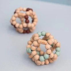 Trixie Houten Kralenbal - Mint