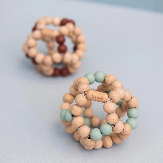 Trixie Houten Kralenbal - Mint 3 Trixie Houten Kralenbal - Mint