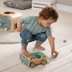 Howa Kar Met 25 Houten Blokken Speelgoed "space" 6018 -Goedkope Blokken Winkel 550x550 350