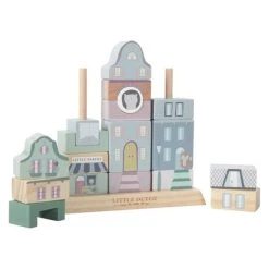 Little Dutch Stapelgeveltjes - Blue -Goedkope Blokken Winkel 550x550 388
