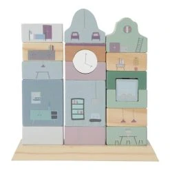 Little Dutch Stapelgeveltjes - Blue -Goedkope Blokken Winkel 550x550 389