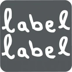 Label Label Zwart/Wit Houten Blokken LLWT-25439 -Goedkope Blokken Winkel 550x550 412