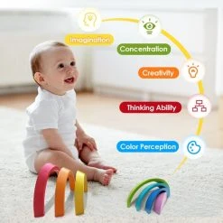 Muao Rainbow Houten Blokken 7 Stuks - Educatief Speelgoed - Bouwstenen - Houten Regenboog - Puzzelstuk Speelgoed - Geometrie Bouwstenen Voor Kinderen Baby Peuters - Geschenken Voor Kinderen 14 Muao Rainbow Houten Blokken 7 Stuks - Educatief Speelgoed - Bouwstenen - Houten Regenboog - Puzzelstuk Speelgoed - Geometrie Bouwstenen Voor Kinderen Baby Peuters - Geschenken Voor Kinderen -Goedkope Blokken Winkel 550x550 469