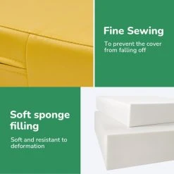 YJZQ Peuter Grote Zachte Bouwstenen Set-6 Stuk Set Kleurrijke Zachte Schuim Speeltijd Bouwstenen Voor Baby's En Kinderen-Trappen En Glijbanen Voorschoolse Speelgoed Voor Klimmen/Glijden En Kruipen-Stijl B -Goedkope Blokken Winkel 550x550 499