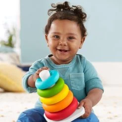Fisher-Price Baby's Eerste Blokken En Kleurenringpiramide -Goedkope Blokken Winkel 550x550 540