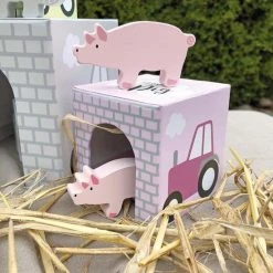 Jabadabado Stapeltoren - Boerderijdieren - Pastel -Goedkope Blokken Winkel 550x550 562