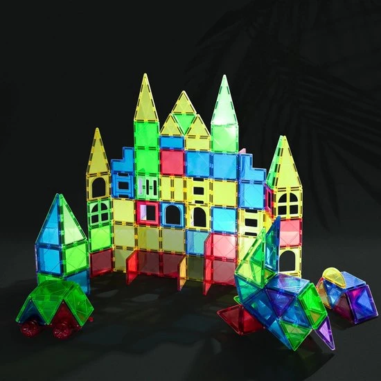 Polaza® Magnetische Speelgoed - Magnetische Bouwblokken - Magnetisch Speelgoed Bouwblokken 5 Polaza® Magnetische Speelgoed - Magnetische Bouwblokken - Magnetisch Speelgoed Bouwblokken - Afbeelding 3