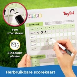 Toyfel Riski – Grote FSC® Houten Stapeltoren 70cm XXL – 54 Stapelen Stukken Met Ondersteuningsbord & Scorebord – Spannend Openluchttuinspel Voor Het Gezin -Goedkope Blokken Winkel 550x550 574