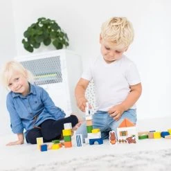 Bambolino Toys - Nijntje Speelgoed - Blokkenton Met 50 Houten Blokjes -Goedkope Blokken Winkel 550x550 80