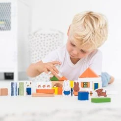 Bambolino Toys - Nijntje Speelgoed - Blokkenton Met 50 Houten Blokjes -Goedkope Blokken Winkel 550x550 81