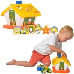 Nijntje Vormenhuisje 21,5 X 20 X 18,5 Cm Wit -Goedkope Blokken Winkel 550x551