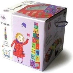 Djeco - 10 Blokken Om Te Stapelen - Natuur En Dieren -Goedkope Blokken Winkel 550x551 3