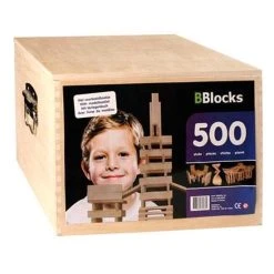 Bblocks In Houten Kist - 500 Stuks -Goedkope Blokken Winkel 550x551 8