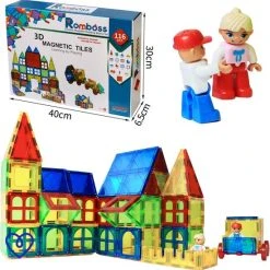 Magnificos - Luxe Magnetische Tegels - Montessori Speelgoed - Magnetische Bouwblokken - Magnetic Tiles - 116 Stuks -Goedkope Blokken Winkel 550x553 6