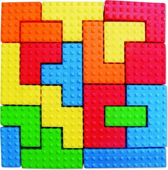 Edushape Sensorische Puzzel Blokken 3 Edushape Sensorische Puzzel Blokken