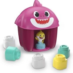 Clementoni - Baby Shark Bucket Figuur Emmer - Blokken