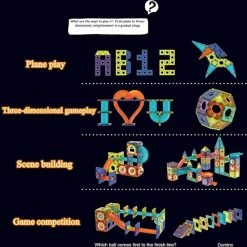 STEM Nieuwe Licht Magnetische Blokken-75 Stuk-3D Magnetisch Speelgoed- Magnetische Bouwset Met Verlichting-Light Magnetic Blocks -Goedkope Blokken Winkel 550x557 1