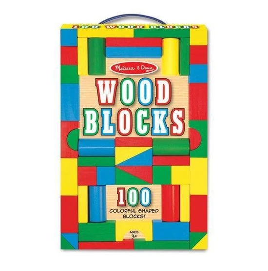 Melissa & Doug Houten Bouw- En Stapelblokken 100 Stuks 10 Melissa & Doug Houten Bouw- En Stapelblokken 100 Stuks - Afbeelding 8