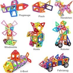 Fyse Magnetische Bouwstenen Set Voor Kinderen 78 Stuks, Magnetische Tegels Constructie STEM Magneten Speelgoed Kinderen -Goedkope Blokken Winkel 550x558 5