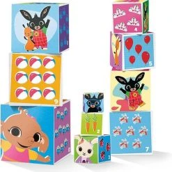 Bambolino Toys - Bing Stapelkubus Met 10 Blokken - Educatief Speelgoed - Stapelbaar En Nestelbaar -Goedkope Blokken Winkel 550x559