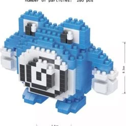 Pokemon Lego, Poliwhirl Microbrick, Lego Blokken, Pokemon Speelgoed, Pokemon Bouwset, Pokemon Blocks, Mega Construx, Schoencadeautje Sint