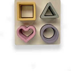 Merkloos Major Products Geometrie Puzzel Siliconen - Baby Puzzel - Peuterspeelgoed - Kinderspeelgoed - Educatief Speelgoed - Vormen Puzzel - Roze - Kindvriendelijke Silicone -Goedkope Blokken Winkel 550x565 3