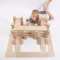 Just Blocks - Speelgoed Blokken - Medium 166 Stuks - Duurzaam Hout -Goedkope Blokken Winkel 550x567 5